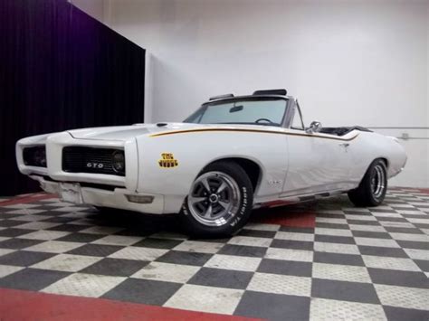 68 Gto Judge Convertible Tribute Diamond White And Ready For Saturday