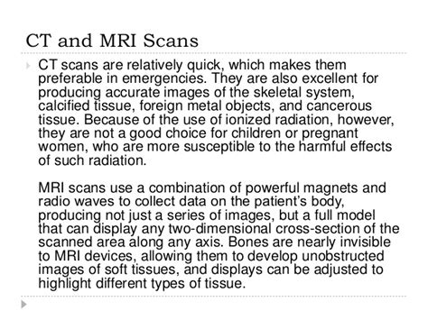 What Are The Differences Between Ct And Mri Scans