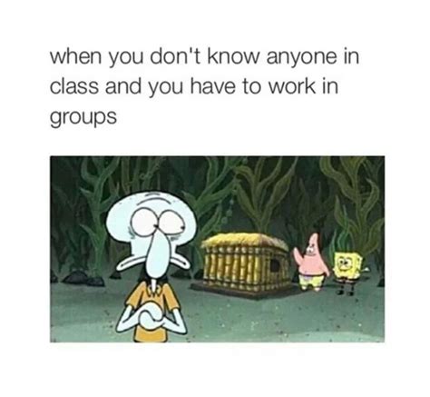 Spongebob Class Groups Thdanknessmemes