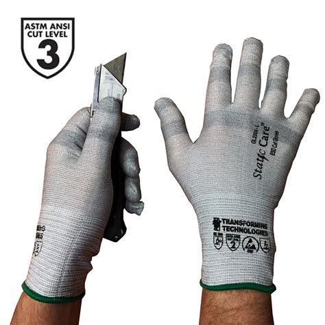 Gl2500 Series Staticcare Esd Cut Resistant Gloves Anti Static Esd