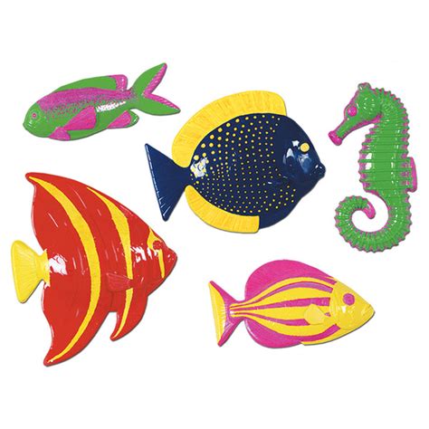 Plastic Fish Cutouts Us Novelty