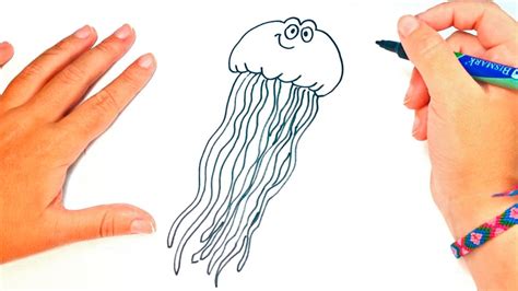 Cómo Dibujar Una Medusa Para Niños Dibujo De Medusa Paso A Paso Youtube