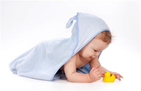 Baby Care Stock Image Image Of Towel Portrait Adorable 1210405