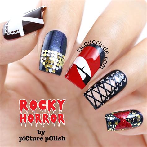 Rocky Horror Nails Horror Nails Nail Art Rocky Horror