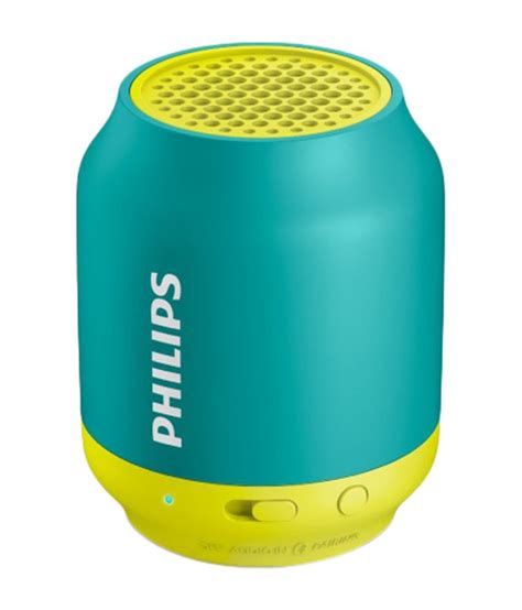 Buy Philips Bt50a00 Wireless Portable Speaker Green And Yellow Online