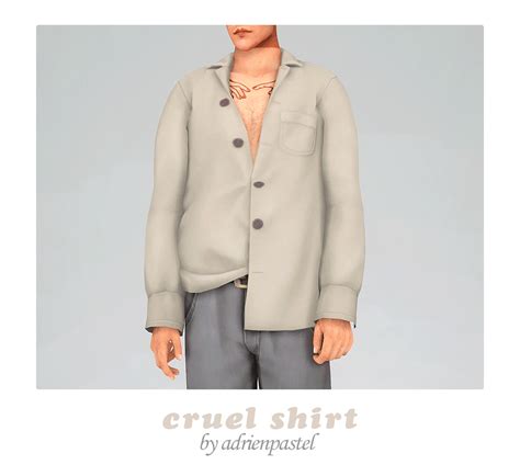 Adrienpastel — 📑 Cruel Shirt · Base Game Compatible Male Teen