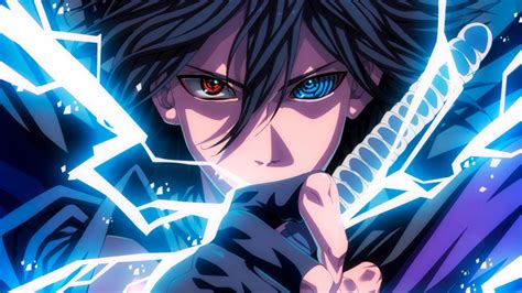 Sasuke Sharingan Rinnegan Eyes Lightning Anime Fondo De Pantalla 4k