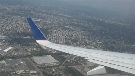 United Continental Airlines Take Off Newark Liberty