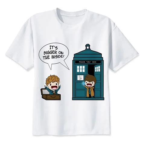 Doctor Who T Shirt Men Cartoon 2017 Cool Funny White Tshirt Print T