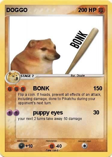 Pokémon Doggo 194 194 Bonk My Pokemon Card