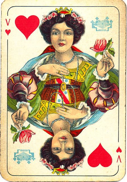 Yard card queen delivers a special lawn sign greeting that is placed in your loved one's yard to surprise them on their special day. Dutch playing cards from 1920-1927: Queen of Hearts | Flickr - Photo Sharing!