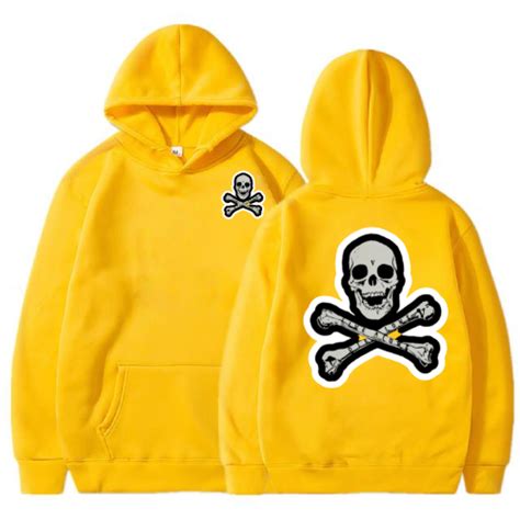 Vlone Skull And Bones Hoodie Vlone Offical Store