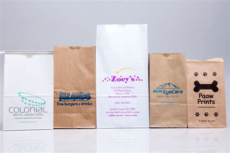 Custom Printed Paper Bags Eco Friendly Retail And Takeout Bags