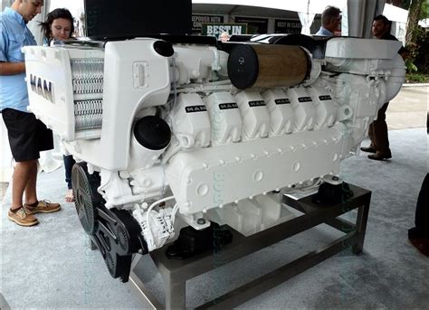 Man V12 1800 Marine Diesel Propulsion Engine By
