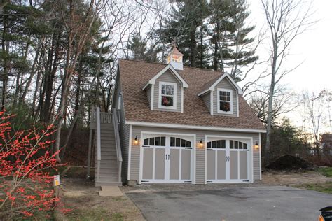 Custom Garages Farmhouse Exterior Boston By Baystate Outdoor