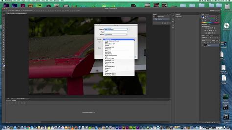 How To Save And Export A Photo In Photoshop Cs6cc Youtube