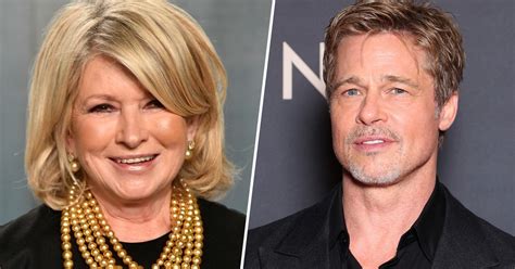 Martha Stewart Says Brad Pitt Is Still Her Celebrity Crush