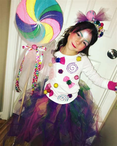 Diy Candy Girl Costume Candy Princess Costume Candy Land Halloween