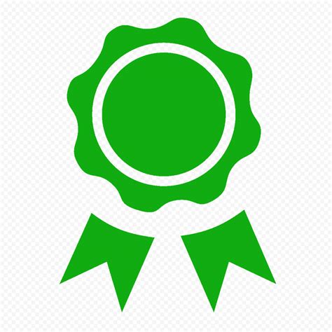 Download Green Medal Ribbon Icon Png Citypng