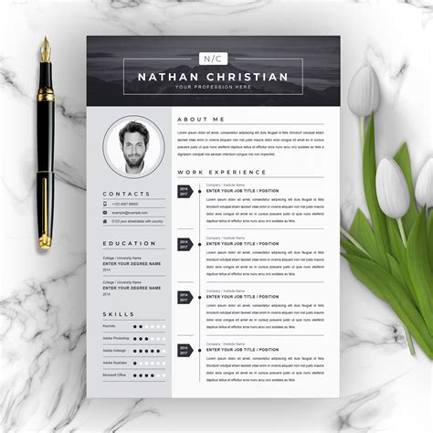 Cv Template With Photo