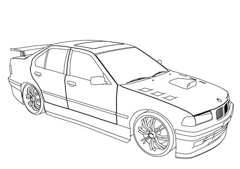 Bmw Car Drawing At Getdrawings Free Download
