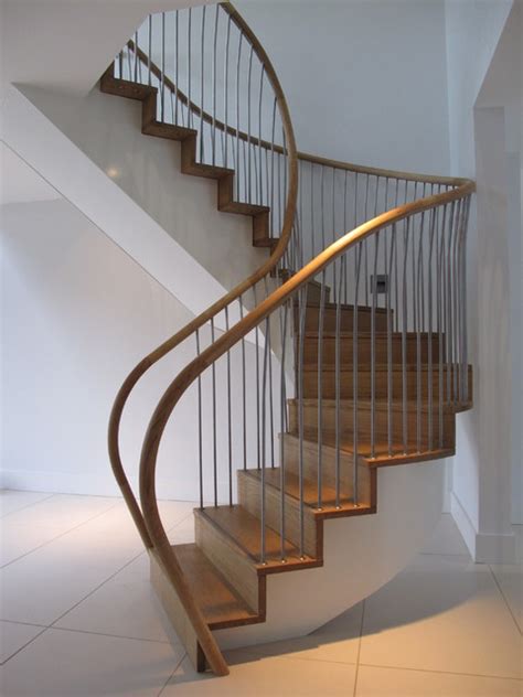 Helical Staircase Modern Staircase London By Rhoco Houzz Au