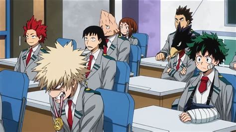 The Day After The Ua Sports Festival Bakugo Still Has The Medal In His