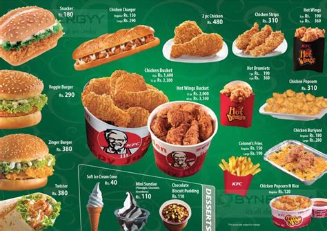 Kfc Menu Buckets Prices In 2021 Kentucky Fried Chicken Menu Chicken