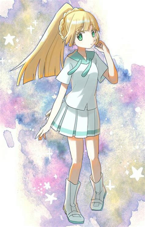 Cô Gái Này Là Nhân Vật Nữ Trong Pokemon Alola Tên Là Lilie Từ Nhỏ Lilie Có Một Con Pokemon