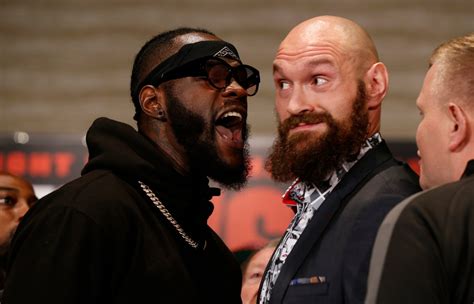 He beat wladimir klitschko in it's been a long road for fury, but he has worked himself into fighting shape and he's contending for a. Tyson Fury vs Deontay Wilder: What time does the fight start in Australia, TV channel, undercard ...
