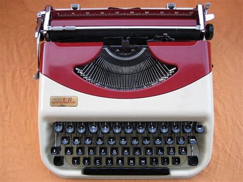 Antares Annabella Typewriter Vintage Typewriters Portable Typewriter