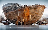 reflotan el 'maud', el imponente barco del explorador noruego amundsen ...