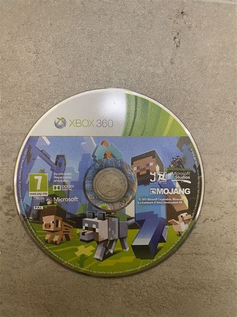 Minecraft Xbox 360 Disc Only Ebay