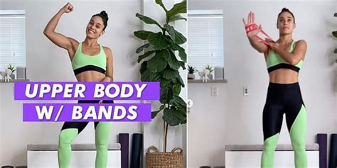 Upper Body Resistance Band Exercises From Charlee Atkins Popsugar
