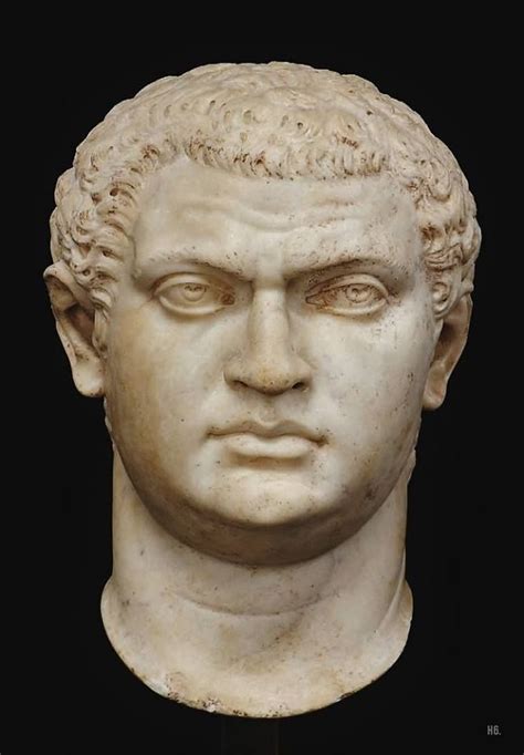 Presumed Portrait Head Of The Roman Emperor Geta Brother To Caracalla