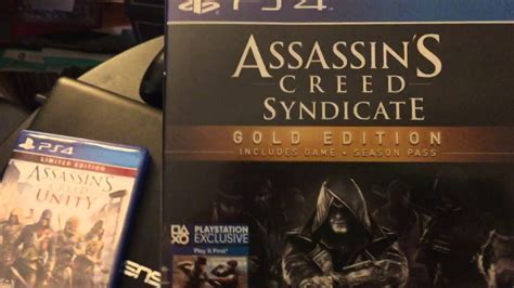 Assassins Creed Syndicate Pre Ordered Gold Edition Unboxing Ps Hype