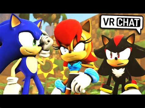 Sonic And Shadow Meet Sally Acorn Vr Chat