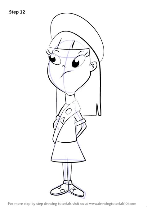 how to draw ginger hirano from phineas and ferb phineas and ferb step by step