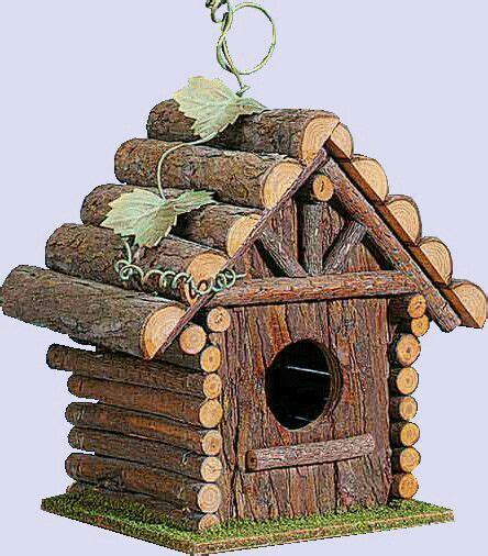 Log Cabin Birdhouse Bird House Kits Bird House Homemade Bird Houses