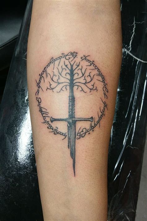 Women's lord of the rings tattoo. Lord of the rings! | Lotr tattoo, Lord of the rings tattoo ...