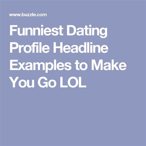 Great Headline Examples For Dating Sites The Best Online Dating Headlines For Your Profile