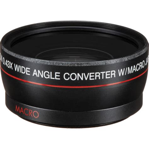 Vivitar 55mm 043x Wide Angle Attachment Lens Viv 55w Bandh Photo