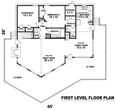 Once you buy , you would possibly search for merchandise outline. House Plan 053-00301 - Lake Front Plan: 1,828 Square Feet, 3 Bedrooms, 3 Bathrooms | House floor ...