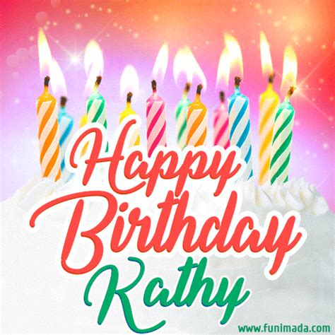 I hope your special day will bring you lots of happiness, love, and fun. Happy Birthday Kathy GIFs - Download original images on ...