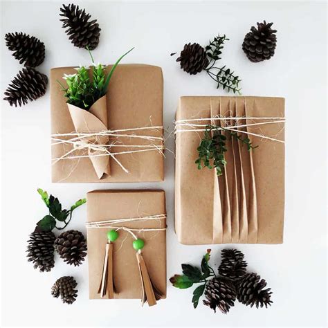 3 Easy Ways To Wrap Presents With Brown Paper