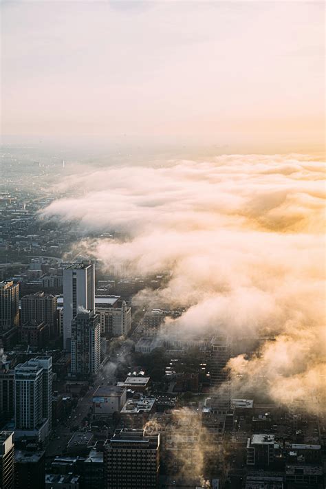 City Under A Cloudy Sky · Free Stock Photo