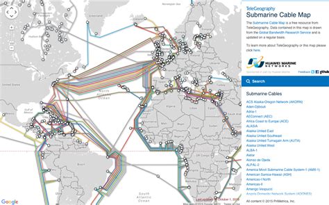 TeleGeographys Free Interactive Submarine Cable Map Is Based On Our