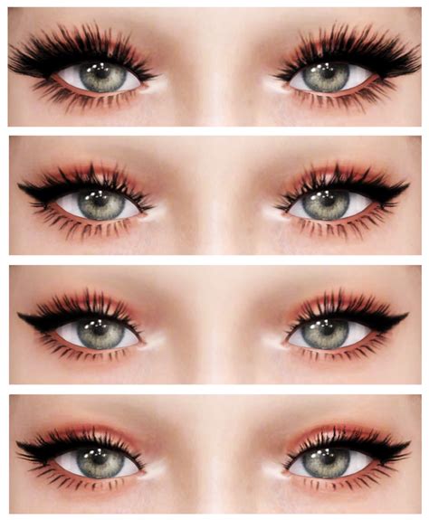 Makeup Eyelashes Sims 4 Cc Eyelashes How To Apply False Eyelashes