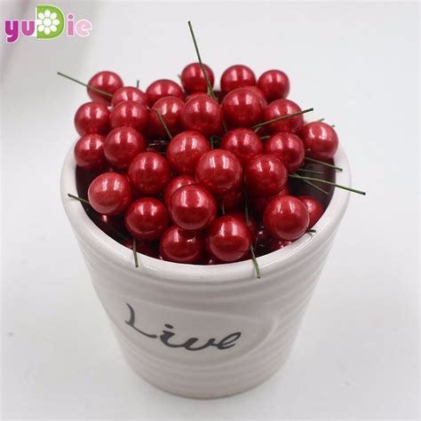 us 0 64 fruit diameter about 1 1cm40pcs lot mini fake plastic fruit small berries artificial