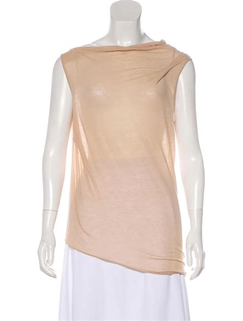 Helmut Lang Asymmetrical Knit Top Clothing Whelm87702 The